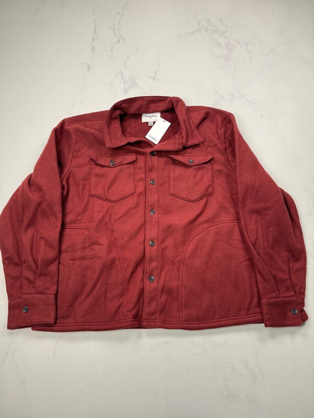 Goodfellow & Co Jacket Burgundy 90s Classic Sizing - Mens XL
